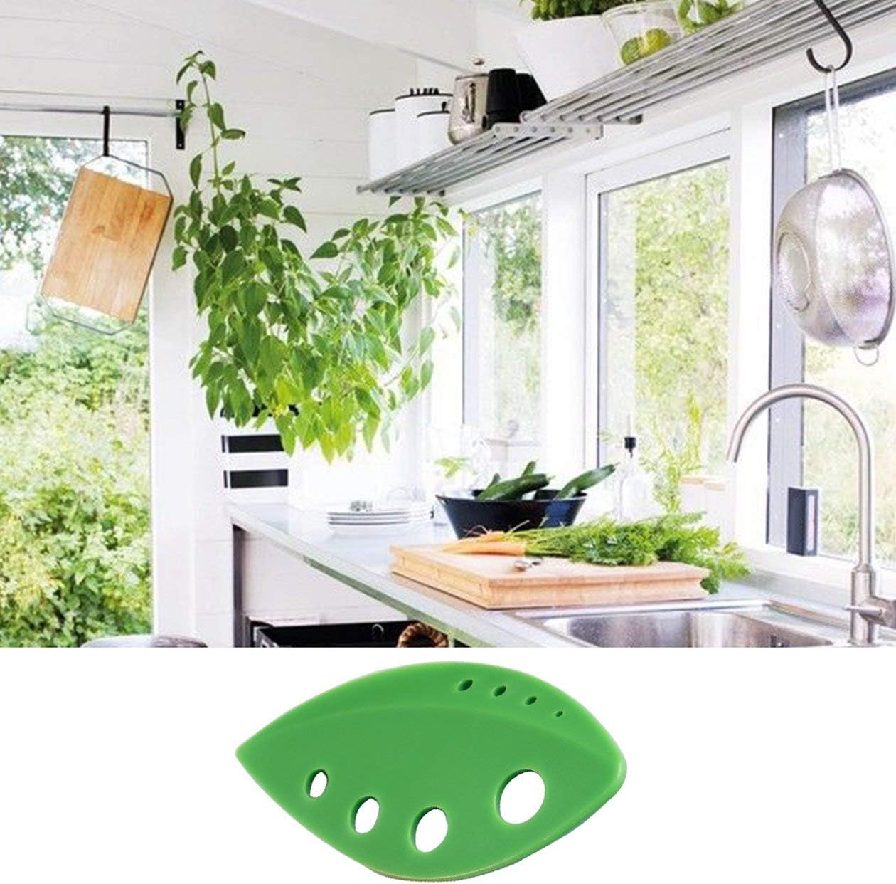 Biyi Perilla Stripper Creative Gemuseschneider Leaf Separator Multifunktions Kuchenwerkzeug Grun Amazon De Kuche Haushalt
