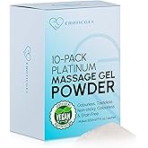 Premium Massage Gel Powder (Pack of 10) | 5g Travel Sachet Makes 500ml/ 16.9 fl oz | Made in Japan | Paraben & Glycerine Free