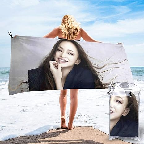 Amazon Co Jp 安室奈美恵 人気 速乾タオル 超吸水 やわらか 肌触り 抗菌 防臭 マイクロファイバー バスタオル おしゃれ バスタオル ビーチタオル 山に登る 汗を拭い取るタオル ホーム キッチン