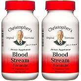 Christopher's Original Formulas Blood Stream Formula - Blood Circulation Supplements - Supports Vein Elasticity, Clean & Pure Bloodstream - Pack of 2