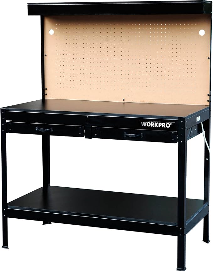Multi purpose workbench with worklight