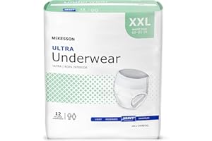 McKesson Ultra Underwear, Incontinence, Heavy Absorbency, 2XL, 48 Count