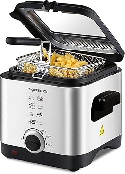 Aigostar Fries 30IZD - Freidora compacta de 1,5 litros, libre de ...