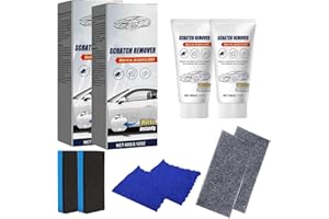 EDOTTBAG 2 PCS Nano Sparkle Cloth Car Scratch Remover, 2PCS Car Scratch Repair Paste,New Nano Sparkle Cloth and Car Scratch Repair Paste,Nanosparkle Cloth Car Scratch Remover, Nano Cloth Scratch Remover Cloth
