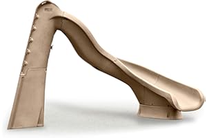 S.R. Smith 688-209-58123 TurboTwister Right Curve Pool Slide, Sandstone