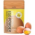 Talcufon Whole Egg Powder 8Oz, Just Egg Ingredient, No Additives, Homogenized, Pasteurized, Gluten-Free Great for Baking and Cooking 227G