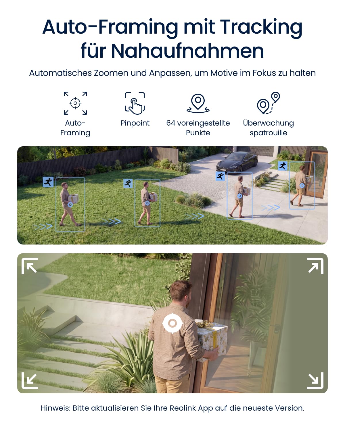 Reolink Überwachungskamera Aussen, 10MP+8MP Dreifachobjektiv, OMVI 3i WiFi 4