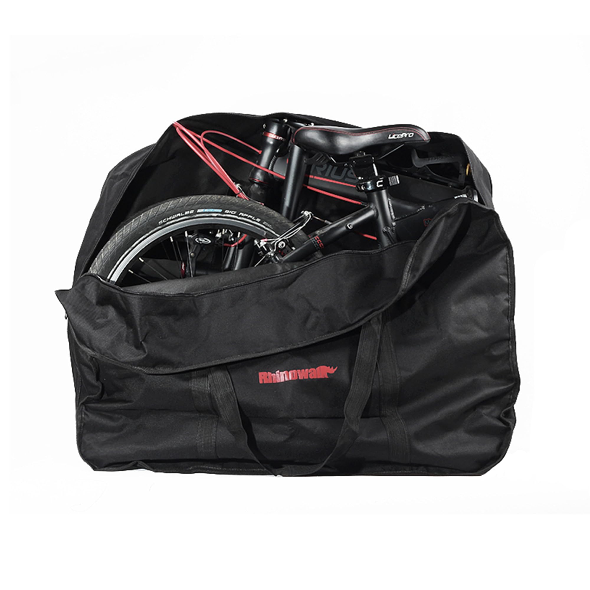 SUNTTELF Folding Bike Carry Case for Travel - 20inch Portable Bike Transport Bag