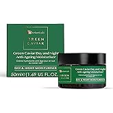 Dr Botanicals Green Caviar Day and Night Anti-Ageing Moisturiser 50ml - Unlock the Secret to Youthful Vitality | Anti Wrinkles, Improves Fine Lines, Nature's Finest Blend for Radiant, Rejuvenated Skin