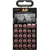 Teenage engineering pocket operator PO-28 robot, live synthesizer and sequencer, with parameter locks, glide control and punch-in effects