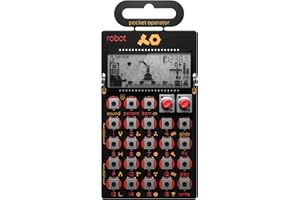 Teenage engineering pocket operator PO-28 robot, live synthesizer and sequencer, with parameter locks, glide control and punch-in effects