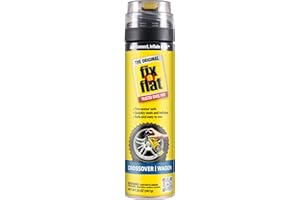Fix-A-Flat S60430 Aerosol Emergency Flat Tire Repair and Inflator, for Large Tires, Eco-Friendly Formula, Universal Fit for A