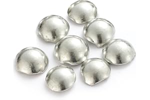 Holama 8oz Hemisphere Cerrosafe Metal | Low-Melting Point 158-190 Bismuth-Based Alloy Ingot | Ideal for Barrel, Measuring, Chamber Casting | Easy to Melt, Compatible with Wood's Metal Applications