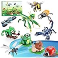 Insects Collection Building Toys for Kids,Animals Insect & Reptiles Blocks Set,Teen Building Sets with Beetle,Butterfly,Bee,Party Gift for 6 8 10 12+ Boys Girls and Nature Lovers(946PCS)