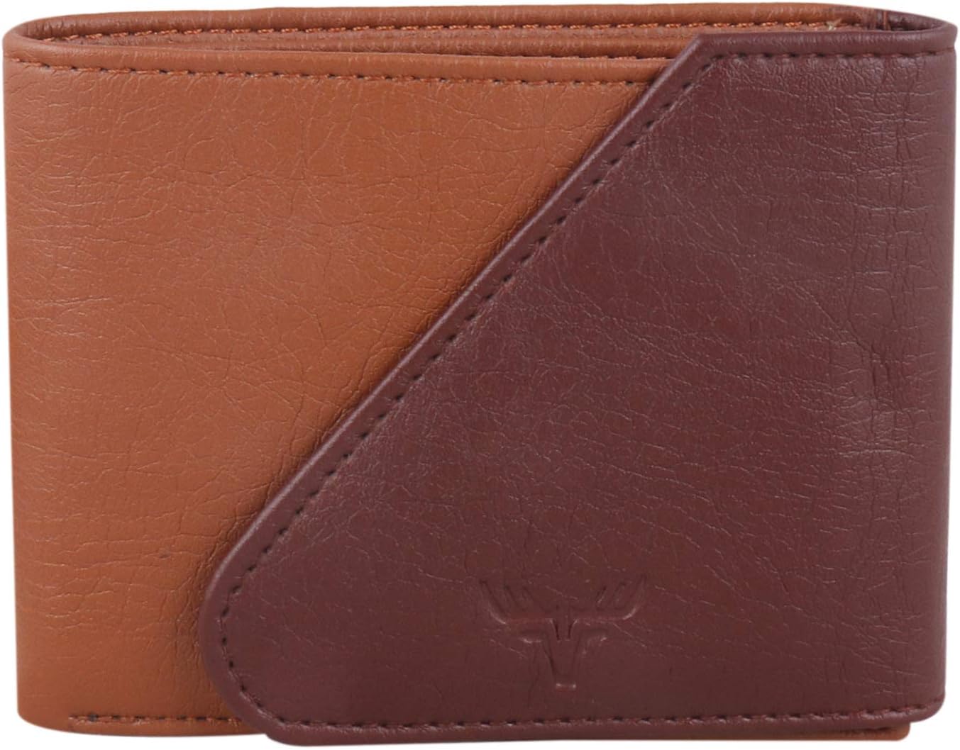 ACCEZORYBrown Leather Bifold Wallet for Boys & Men