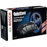 BOSCH BC1759 QuietCast Premium Ceramic Disc Brake Pad Set - Front | Compatible with Select Mazda 3, 3 Sport