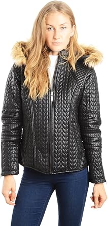 designer fur hooded coats women's