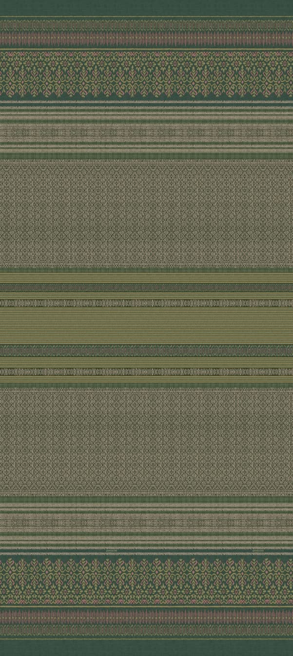 Bassetti Foulard Roccaraso V1 9324001 Maco Satin Cotton 350 x 270 cm Green