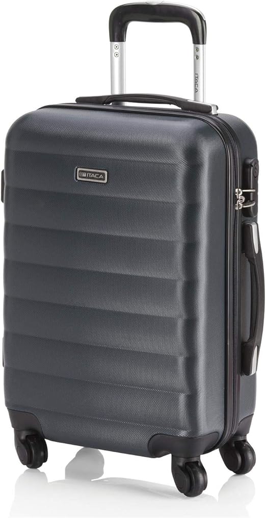 ITACA - Maleta Cabina de Viaje Rígida 4 Ruedas Trolley 55 cm ABS