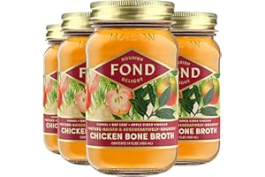 FOND NOURISH DELIGHT FOND Pasture-Raised Regenerative Chicken Bone Broth infused with Organic Fennel & Bay Leaf