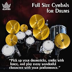 ULUOBO Cymbal Pack, Cymbal Set for Drums, Drum Set