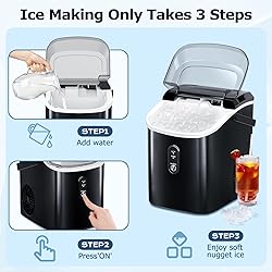 ZAFRO Nugget Ice Maker Countertop with