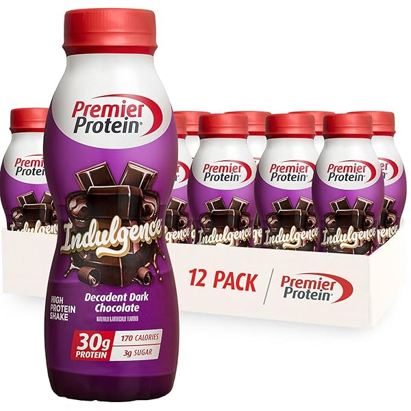 PREMIER PROTEIN SHAKE INDULGENCE, DECADENT DARK CHOCOLATE, 30G...