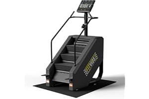 Fitvids Stair Stepper Machine, Commercial Grade Stair Climber with 15 Resistance Levels, Continuous Stair Stepping Machine for Cardio and Lower Body Workouts, LED Screen, Exercise Machine for Home Gym