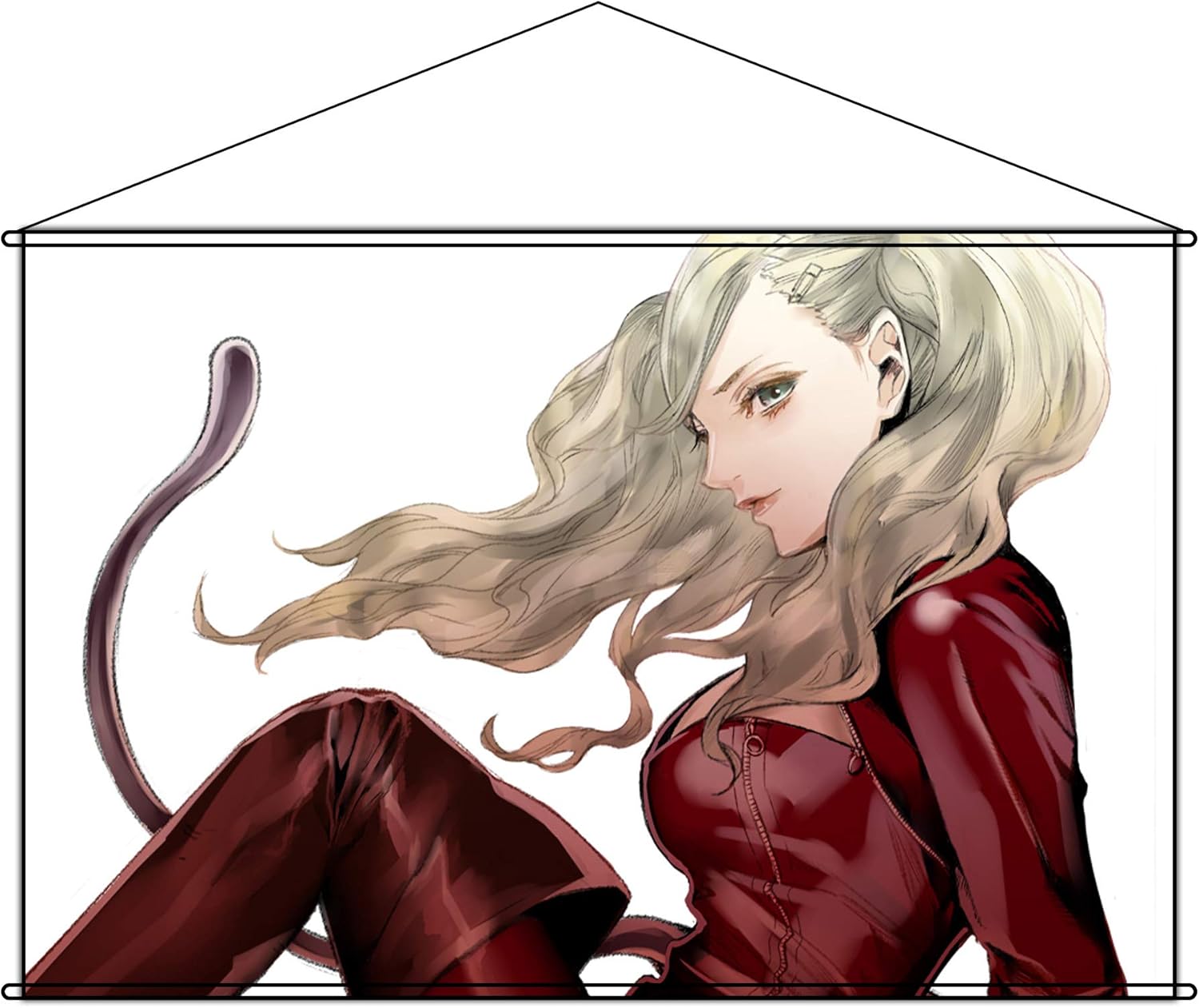Amazon Libby タペストリー ペルソナ5 Persona5 P5 高巻杏 たかまきあん Anne Takamaki ポスター 掛ける絵 巻物 軸物 アニメ おしゃれ 萌え 90cmx60cm アニメ 萌えグッズ 通販