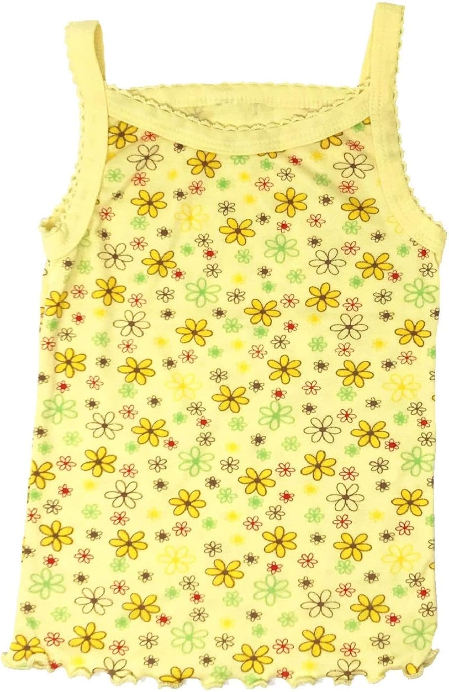 I&S Girl's 4 Pack Soft Cotton Cami Spaghetti Strap Tank Tops Undershirts: Clothing