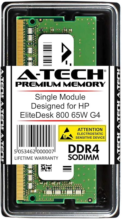 A-Tech 8GB RAM for HP EliteDesk 800 65W G4 | DDR4 2666 SODIMM PC4-21300 1.2V 260-Pin Memory Upgrade Module