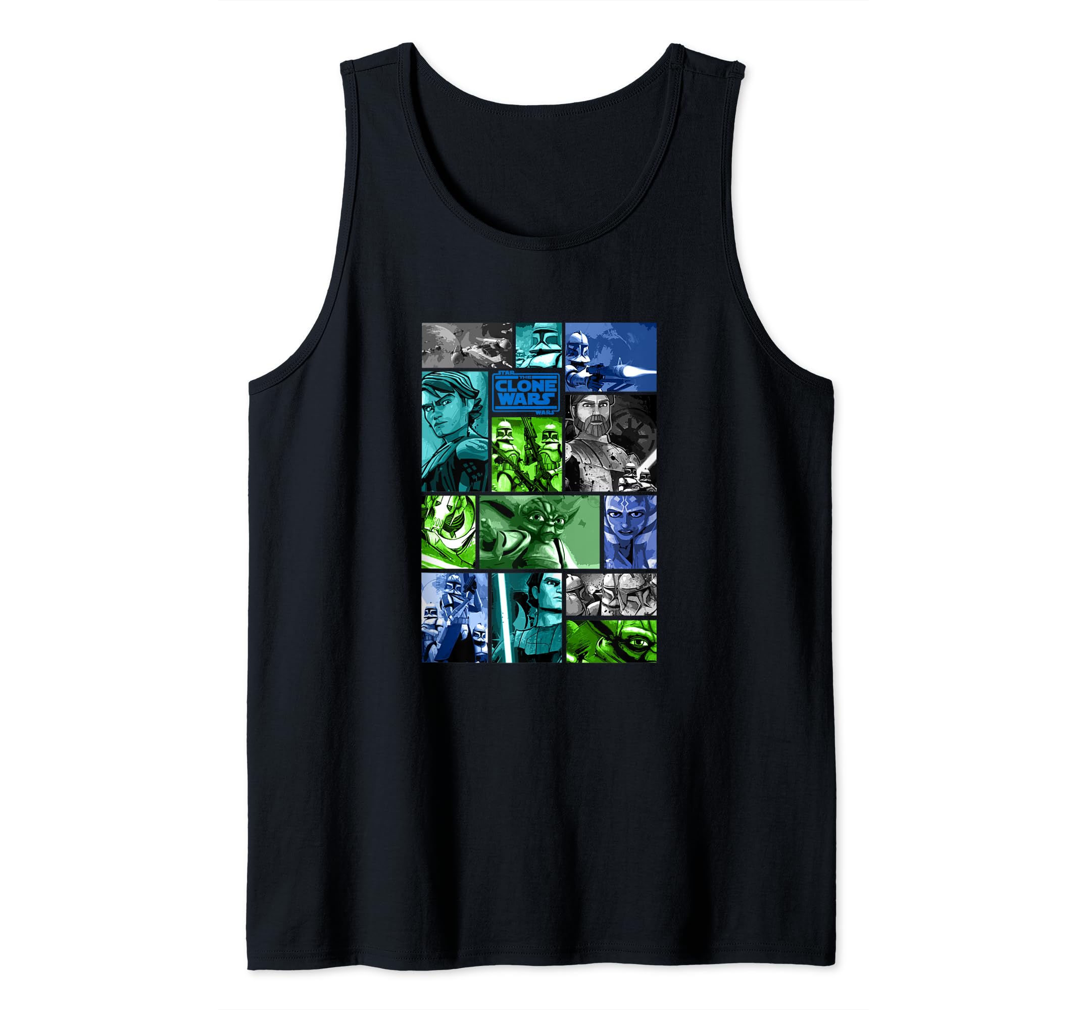 Star Wars: Clone Wars Group Shot Panels Tank Top