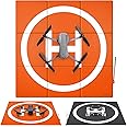 SYMIK LP690 Drone Landing Pad (3x3 fold) Weighted Foldable Waterproof 27’’/69cm Helipad for DJI Mavic 3 Pro/Cine/Mavic 3 Classic, Air 3S/Air 3/Air 2s/Mavic Air 2, DJI Avata 2/FPV, Mavic 2 Pro/Zoom