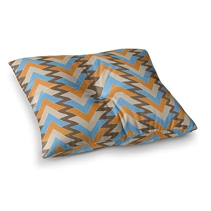 Amazon Com Kess Inhouse Julia Grifol My Triangles In Blue Aqua