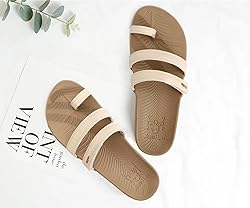 KuaiLu Womens Slides Sandals With Arch Support