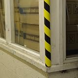 Allcam 100cm PU Foam Racking Protector Yellow/Black Stripes Corner Guard view 3