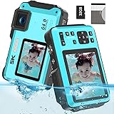 VETEK Underwater Camera, UHD 5K 64MP 16FT