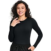 COZYFIT Scrub Undershirts Long Sleeve Women - Underscrub Comfort Tee