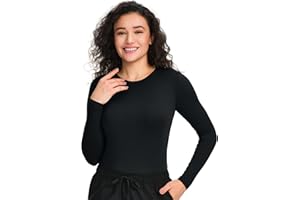 COZYFIT Scrub Undershirts Long Sleeve Women - Underscrub Comfort Tee