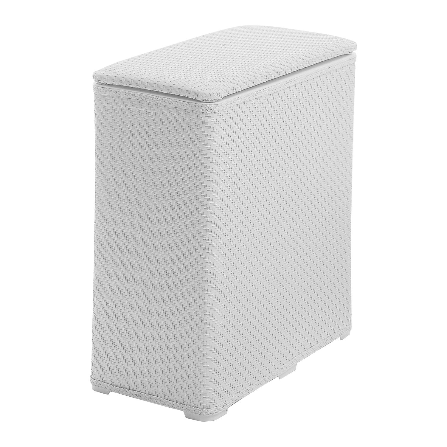 Gedy by Nameeks Ambrogio Laundry Basket White 2038 Contemporary Italian Bathroom Accessories Set