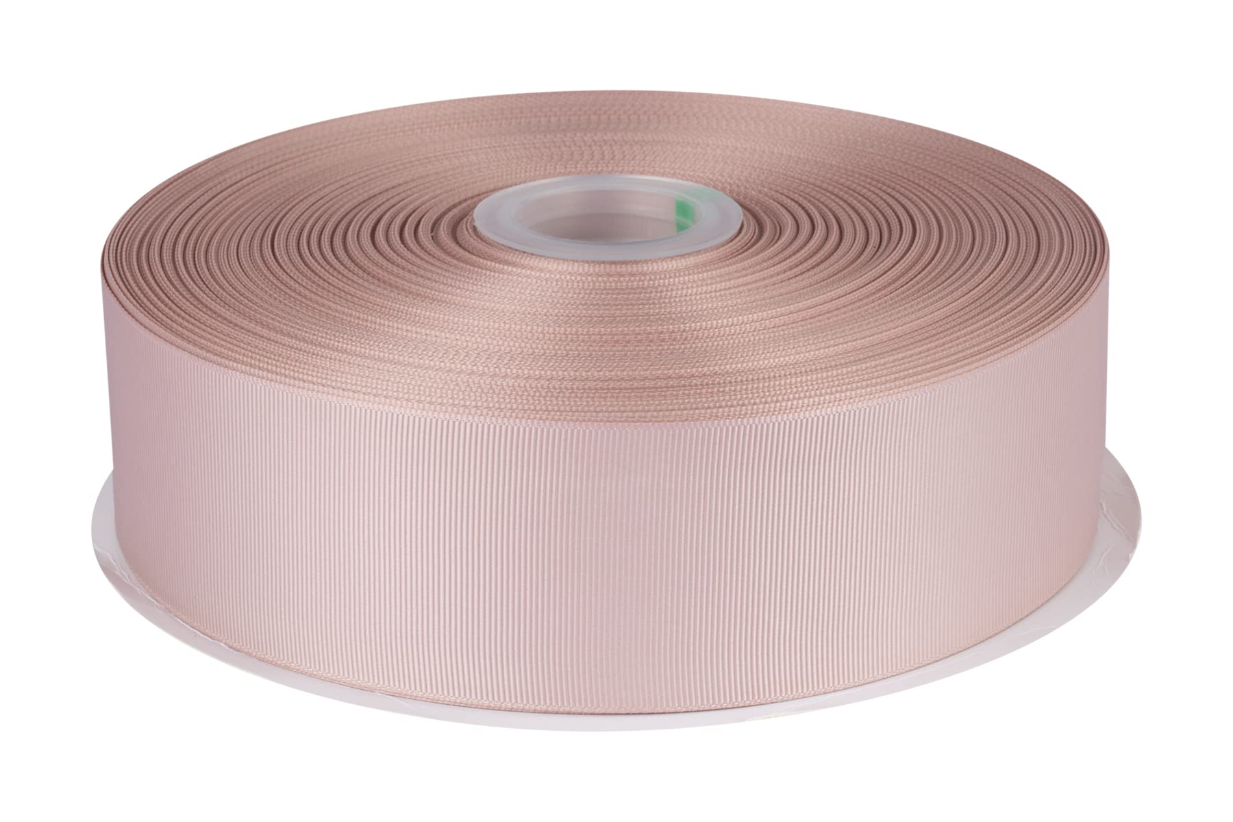 Fondersy 50mmX 91M Solid Grosgrain Ribbon for Gift Wrapping Parties, Wedding Decoration, Crafts Sewing(Vanilla)