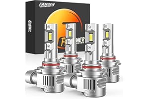 forenner Fahren 9005 9006 Bulb Combo, [Upgrade & New] 100,000LM Super Brighter, 1:1 Size 6500K Cool White IP68, No Adapter Required Quick Install, Pack of 4