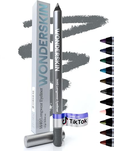 Wonderskin 1440 Waterproof Eyeliner Blue Glitter - Longwear Pencil