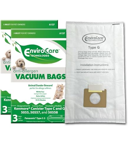 Generic Type C-18 Micro-Allergen Cloth Bags 4-Pack - Replacement For Panasonic MC-CG885 Vacuum, Part# AMC-J3EP - View #2