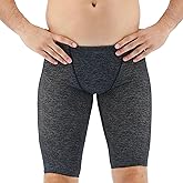 TYR Men's Standard Durafast One Jammer Swimsuit, Pitch Black, 28