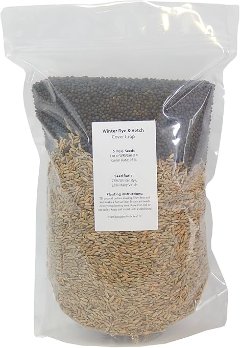Amazon Com Winter Rye Vetch Mixture 25 Lbs Garden Outdoor