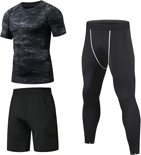 Niksa 3 Piezas Conjunto de Compresion Hombre, Camisetas ...