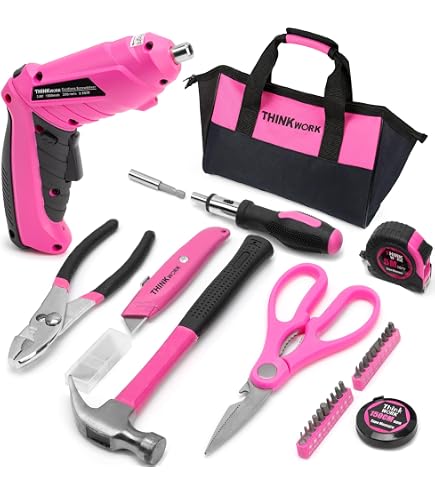 theredthread セットピンク Amazon.com: THINKWORK 41 Piece Pink Tool Set - Lady's Hand Tool