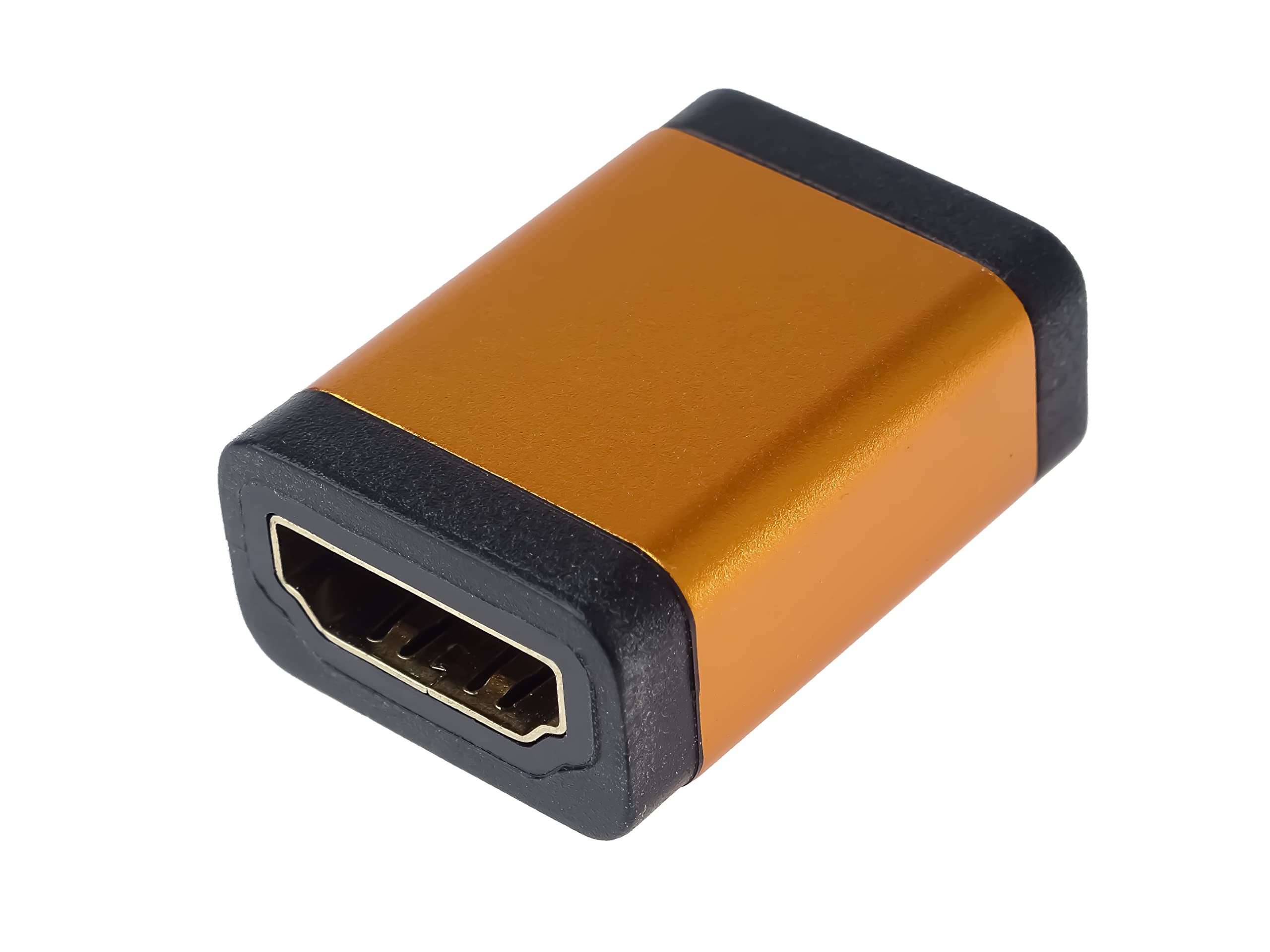 PremiumCord HDMI A to HDMI A Female to Female Coupler Adapter 4K @ 60Hz Full HD 1080p Orange