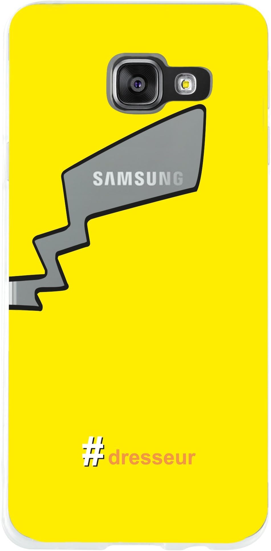 Bigben Connected Handler Semi-Rigid Shell Case for Samsung Galaxy A3 2016 Yellow
